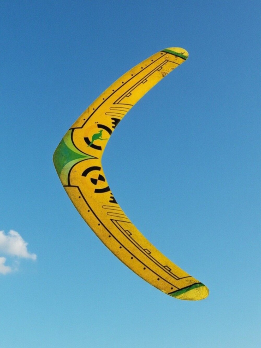 2012 Lanard Foam Boomerang 17" Fun Toy Aussie Billie The Corps Eagle Used
